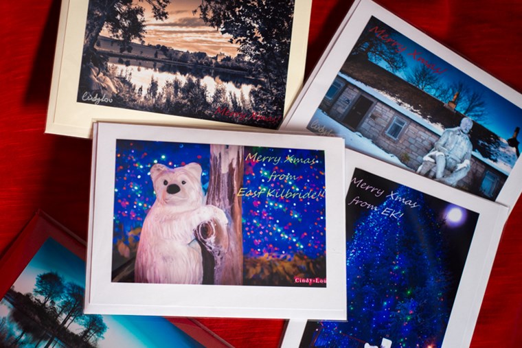 EK Christmas photo cards