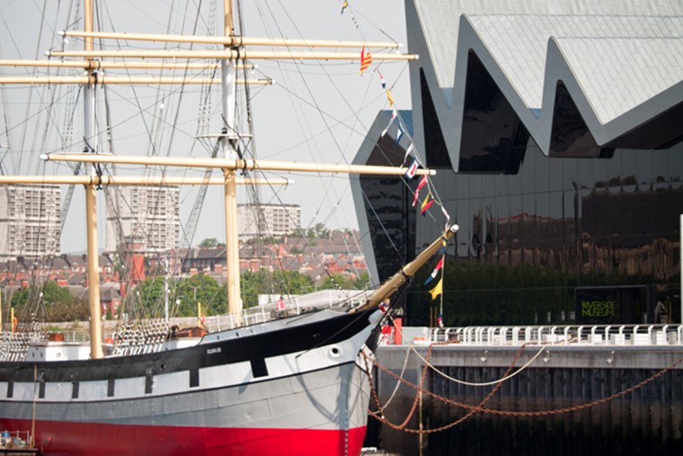 Riverside museum and Tall ship
