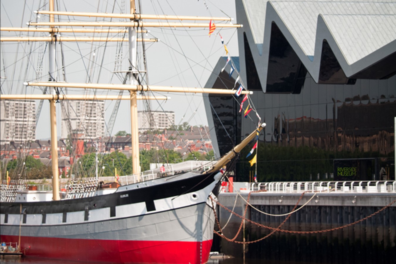 Riverside museum and Tall ship